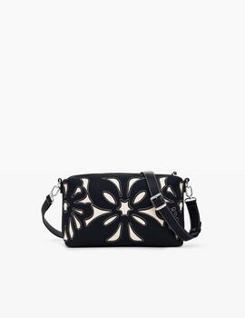 Bolso Desigual flores negro