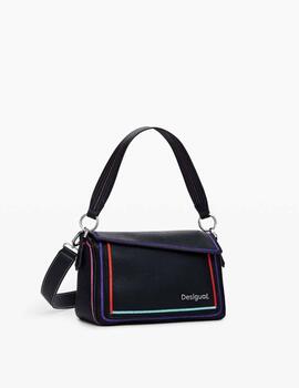 Bolso Desigual líneas negro