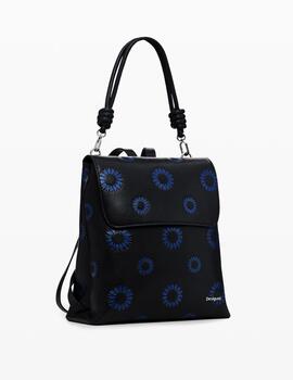 Mochila Desigual girasoles negro