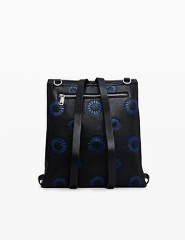 Mochila Desigual girasoles negro