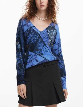 Jersey Desigual estampado oversize