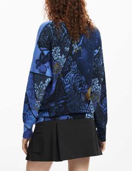 Jersey Desigual estampado oversize