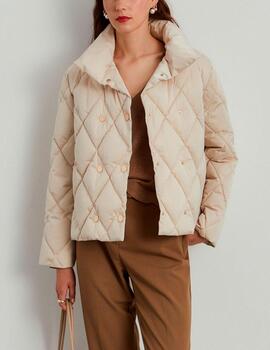 Chaqueta Lion of Porches acolchada beige