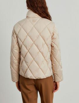 Chaqueta Lion of Porches acolchada beige