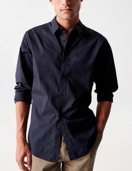 Camisa Salsa slim azul