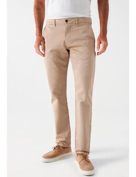 Pantalón chino Salsa cordón beige