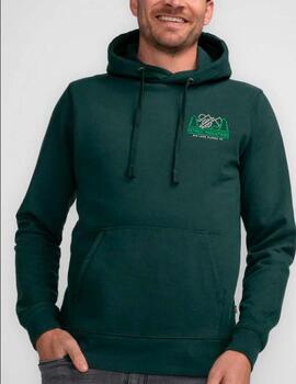 Sudadera Petrol estampada verde