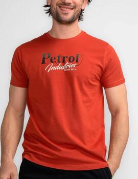 Camiseta Petrol logo teja