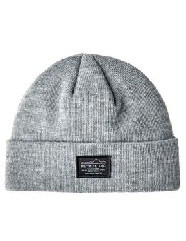 Gorro Petrol logo gris