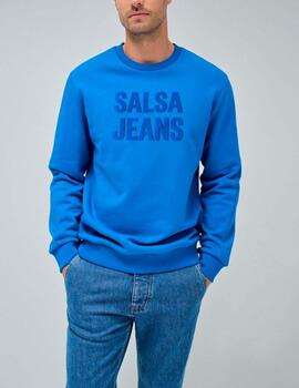 Sudadera Salsa logo azul