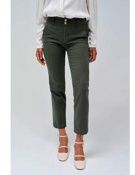 Pantalón Salsa secret chino cropped verde