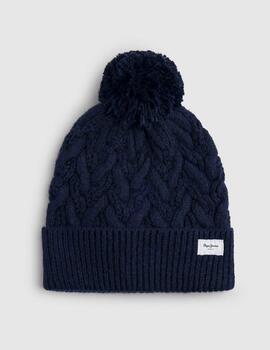 Gorro Pepe Jeans pompón marino