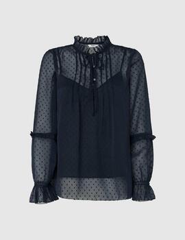 Blusa Pepe Jeans plumeti azul