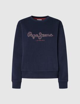 Sudadera Pepe Jeans logo marino