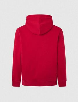 Sudadera Pepe Jeans capucha rojo