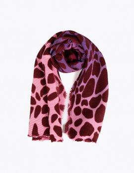 Fular Lola Casademunt plisado animal print