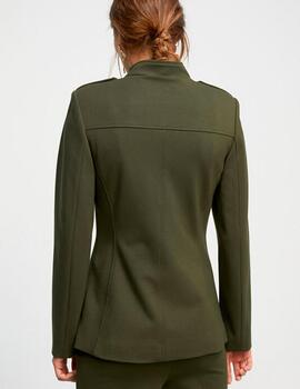 Chaqueta Lola Casademunt cremallera khaki