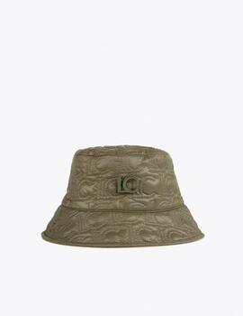 Gorro Lola Casademunt acolchado logo verde