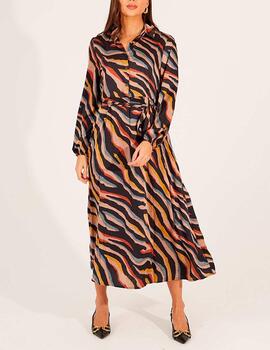 Vestido Brave Soul estampado multi