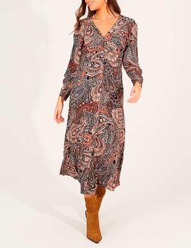 Vestido Brave Soul estampado multi