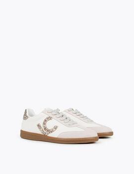 Zapatillas Lola Casademunt glitter blanco