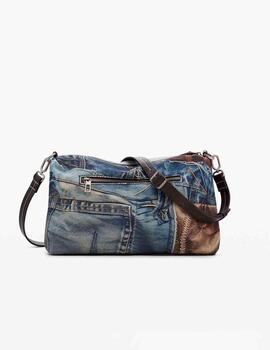 Bolso Desigual patchwork mediano multi