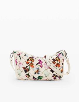 Bolso Desigual trenzado flores