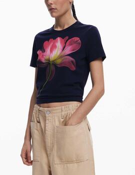 Camiseta Desigual flor