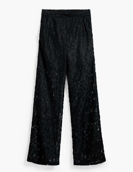 Pantalón Desigual encaje negro