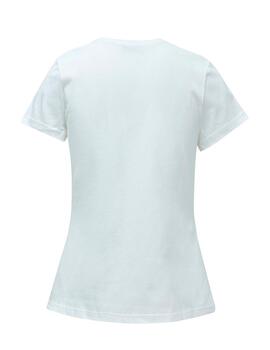 Camiseta Salsa bordado blanco