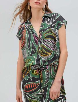 Blusa Lola Casademunt estampado tropical