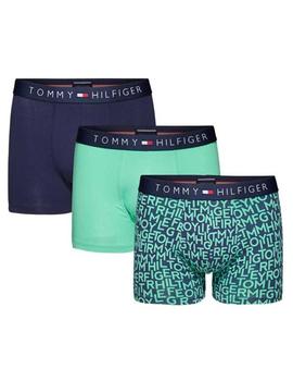Icon Trunk 3P Logo Mix Tommy Jeans azul