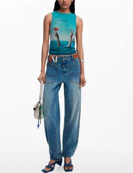Camiseta Desigual estampada