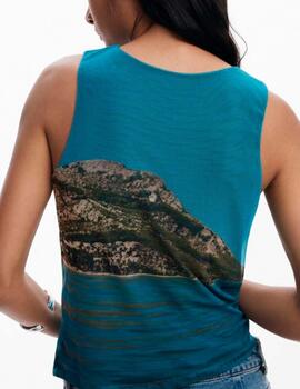 Camiseta Desigual estampada