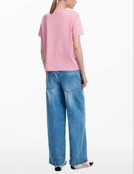 Camiseta Desigual rosa