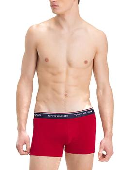 Pack 3 Boxers Tommy Jeans Trunk rojo