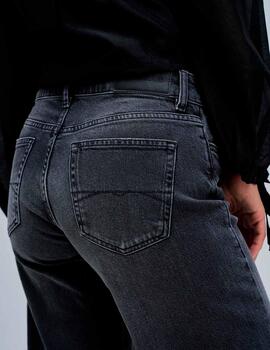 Pantalón vaquero Salsa slow wide negro