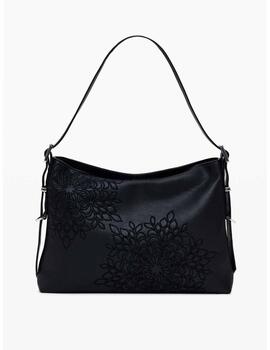 Bolso Desigual bordados negro