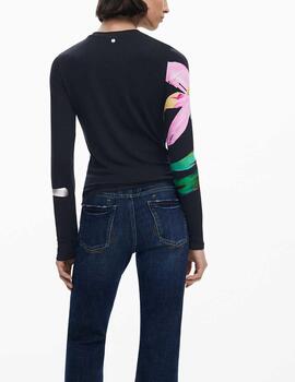 Camiseta Desigual estampado floral
