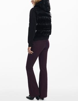Chaqueta Desigual brillante convertible negro