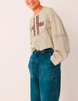 Camisa Indi&Cold bordada