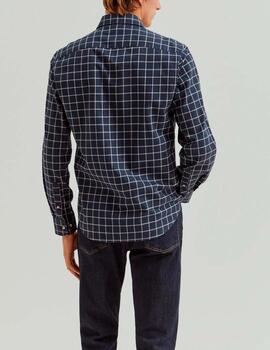 Camisa Lion of Porches cuadros marino