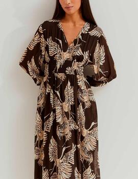 Vestido Lion of Porches estampado