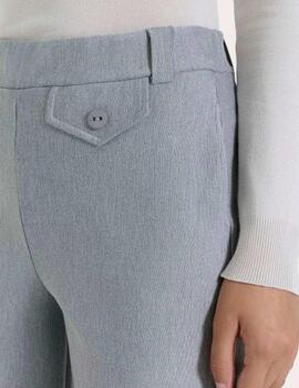 Pantalón Ragno ancho gris claro