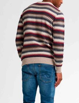 Jersey Petrol rayas multi