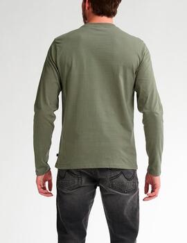 Camiseta Petrol manga larga verde