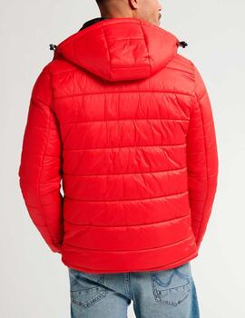 Chaqueta Petrol acolchada rojo