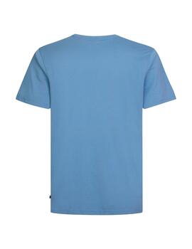 Camiseta Petrol logo azul
