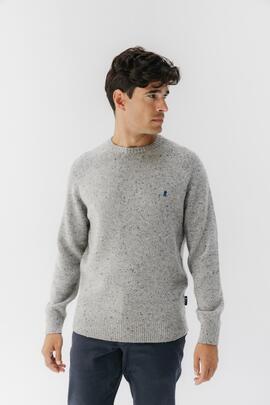 Jersey El Pulpo jaspeado gris