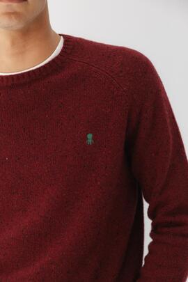Jersey El Pulpo jaspeado granate